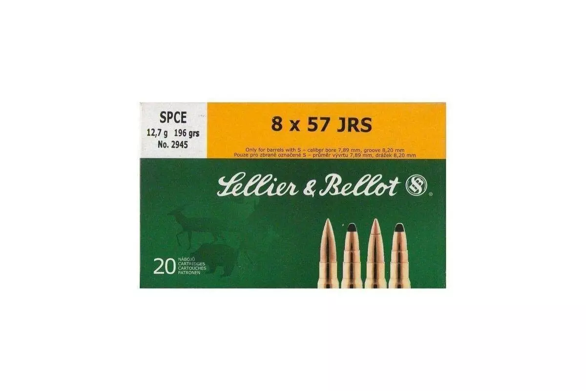 Munitions Sellier - Bellot 8x57 JRS 12,7g 
