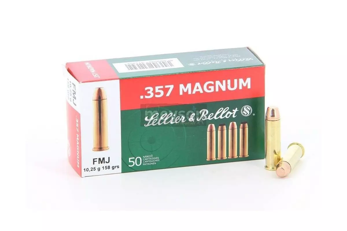Munitions Sellier & Bellot 357 Mag FMJ 158 grs 