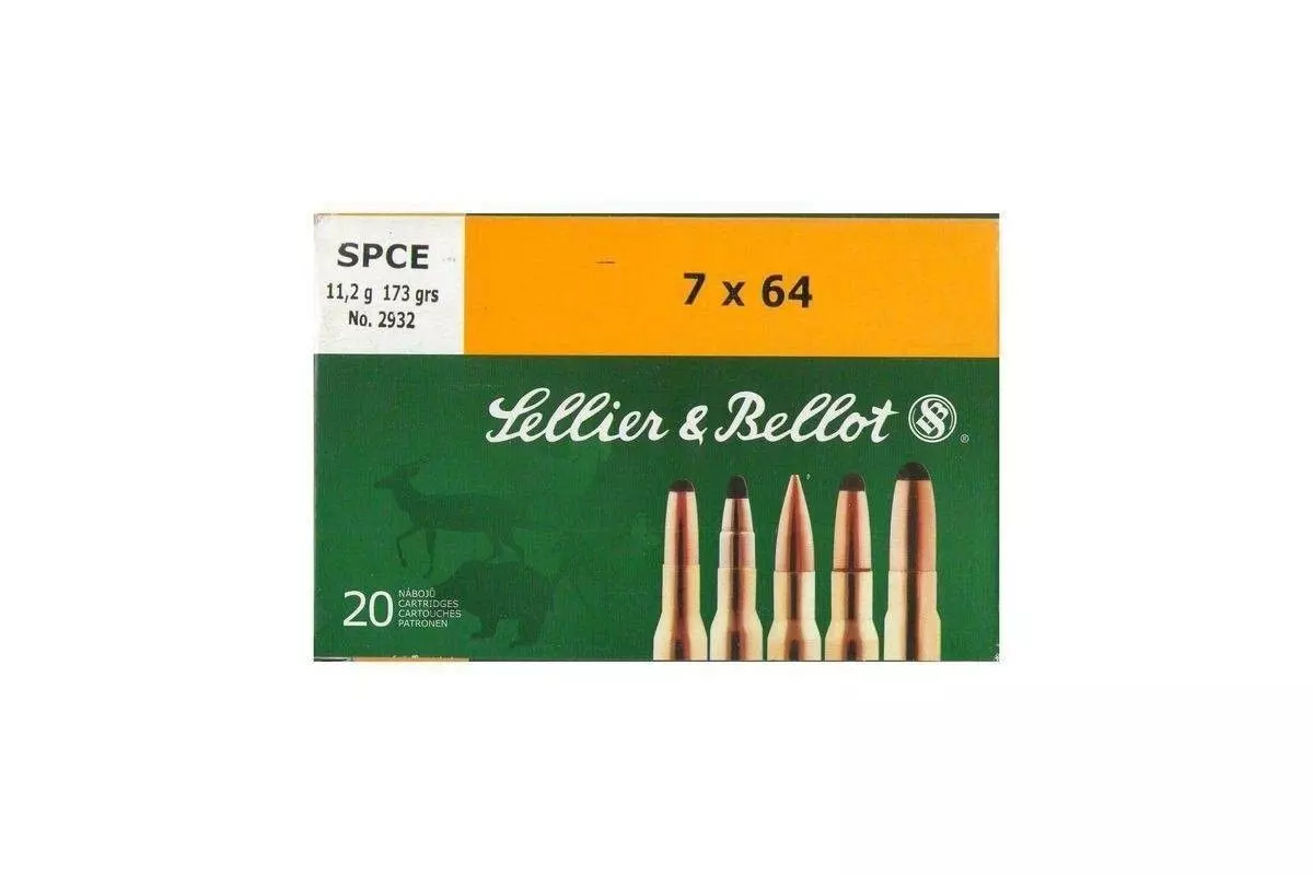 Munitions Sellier - Bellot 7x64 11,2g 