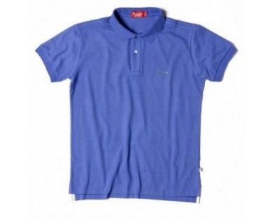 Polo Perazzi bleu azur manche courtes 