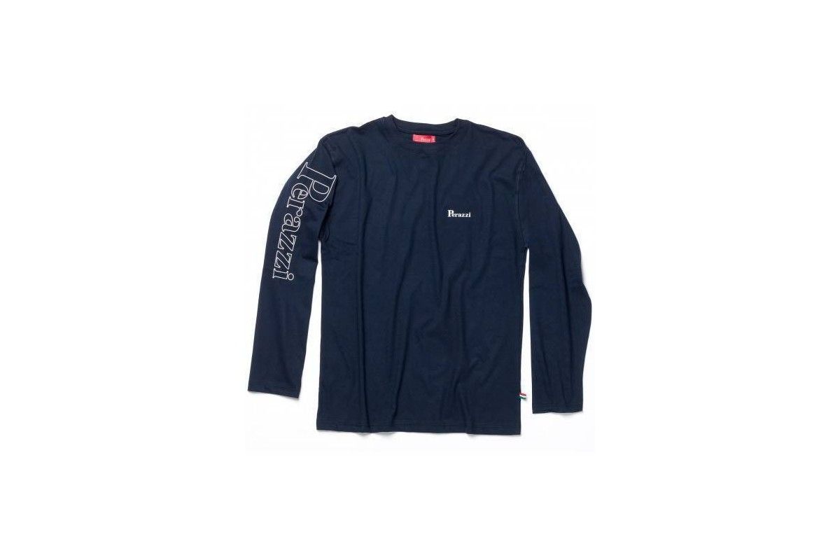T-Shirt Perazzi BLEU Manches Longues 