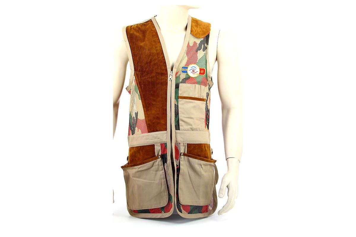 GILET SHOOT OFF MIMETIQUE BEIGE 