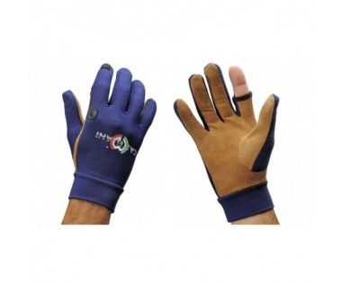 Gants Castellani avec insert cuir 