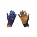 Gants Castellani avec insert cuir 