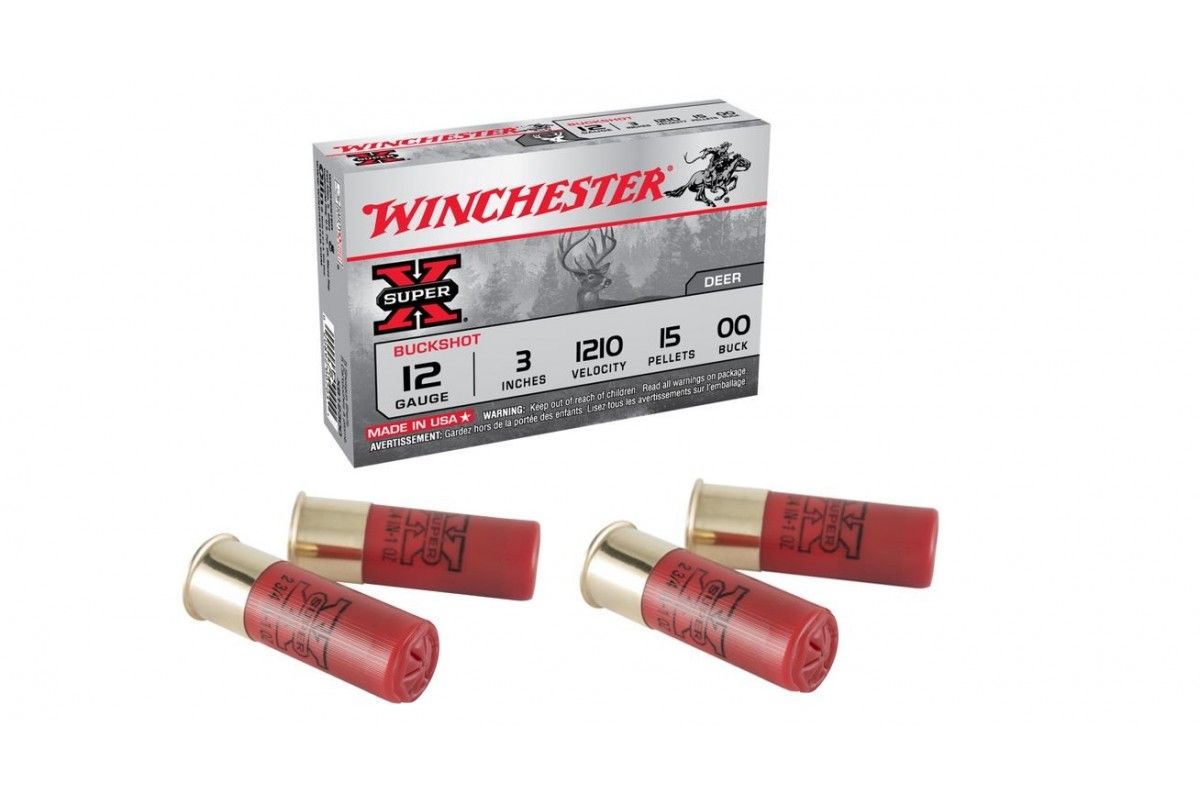 Winchester Chevrotine Super X Buckshot 12/76 15 grains Winchester Chevrotine Super X Buckshot 12/76 15 grains