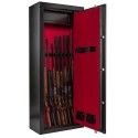 Coffre fort Rietti pour 10 armes 1500x450x330 mm - fermeture 1 clef 
