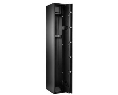 Coffre fort Rietti pour 5 armes 1500x250x330 mm - fermeture 1 clef - Porte et parois 2 mm 
