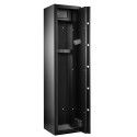 Coffre fort Rietti pour 7 armes 1500x350x330 mm - fermeture 1 clef - Porte et parois 2 mm 