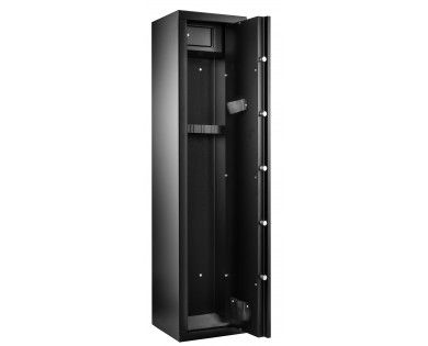 Coffre fort Rietti pour 7 armes 1500x350x330 mm - fermeture 1 clef - Porte et parois 2 mm 
