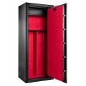 Coffre-fort Rietti pour 18 armes 1500x600x480 mm - fermeture 1 clef - porte et parois 3 mm 