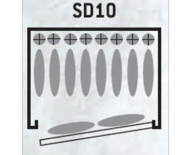Coffre fort Infac SENTINEL 10 armes + coffre intérieur 