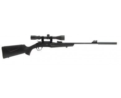 Carabine Rossi Mono coup Monténégro Cal. 22LR + Lunette 3-9x40 + Silencieux 