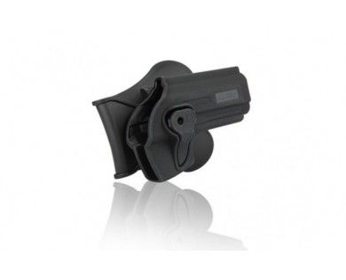 Holster rotatif en polymere pour Glock 22, 23, 31, 32, 33, 34 (Gen 1,2,3,4) 