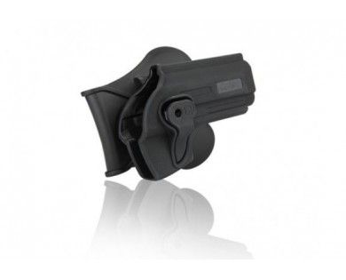 Holster rotatif en polymere pour Colt 1911-4"" Pro / Compact 