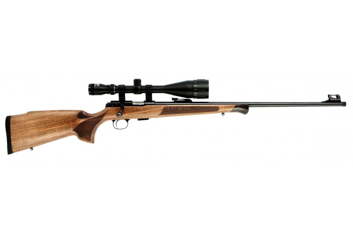 CZ 457 Premium carabine 22LR Canon 24 Fileté 1/2x20 + Lunet