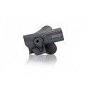 Holster rotatif en polymere pour Glock 17,22,31 Gen 1,2,3,4 