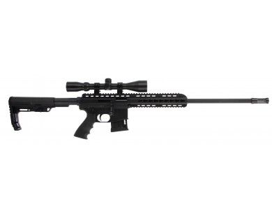 Carabine Deep Pallas BA15 22lr 47cm noir 10 Coups + Lunette 3-9x40 