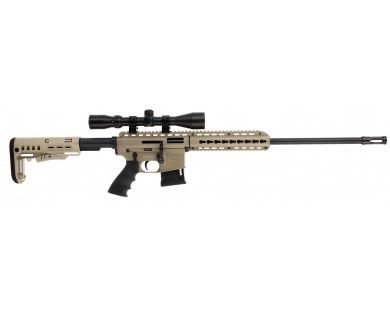 Carabine Deep Pallas BA15 22lr 47cm TAN 10 Coups + Lunette 3-9x40 