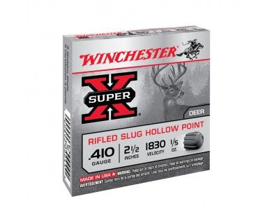 Cartouches Winchester Slug Super-X Cal. 410/65  5.6rg 