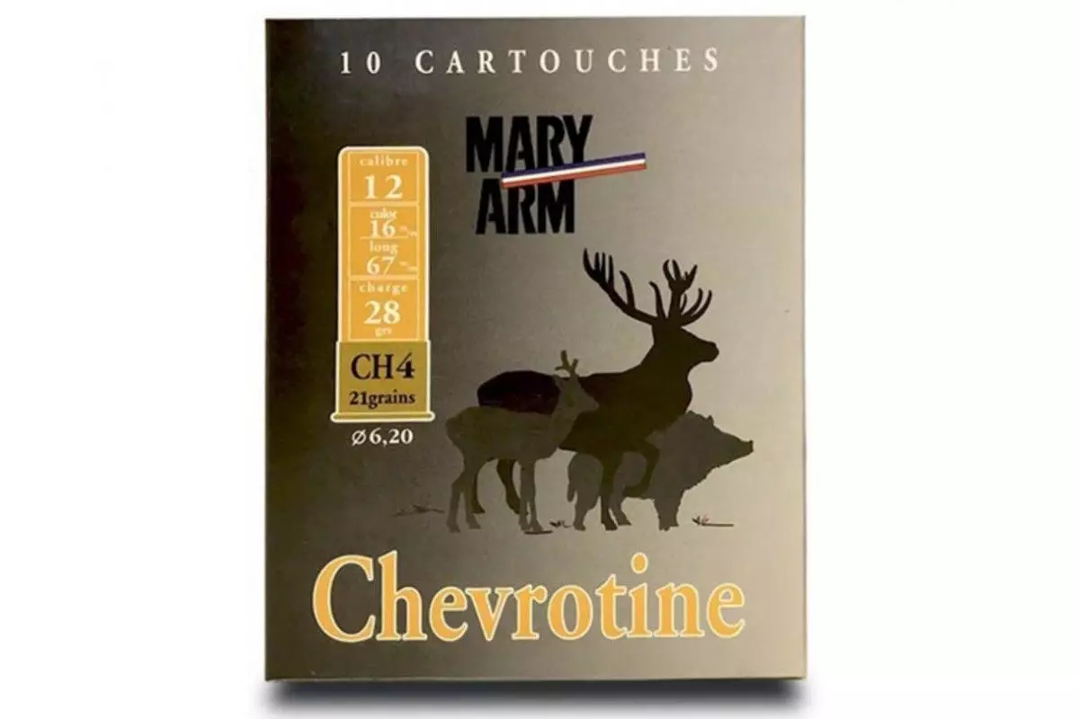 Munitions de chasse Mary Arm Chevrotine 21 grains 12/67 