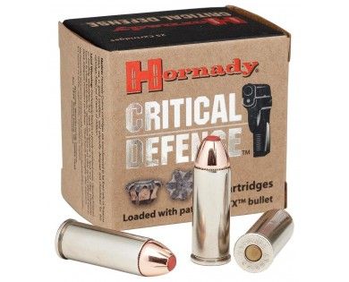 Cartouches Hornady 45 Colt 185 gr FTX Critical Défense 