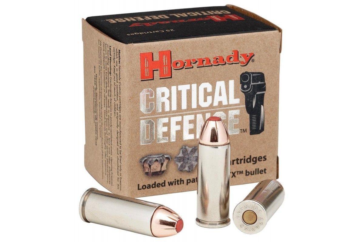 Cartouches Hornady 45 Colt 185 gr FTX Critical Défense Cartouches Hornady 45 Colt 185 gr FTX Critical Défense