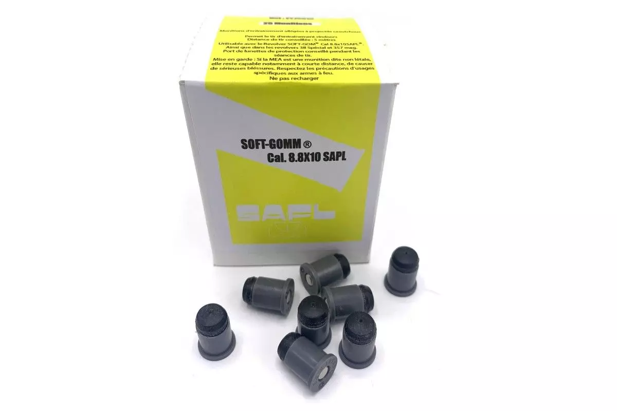 Cartouches soft gomm Cal. 8.8x10 SAPL 