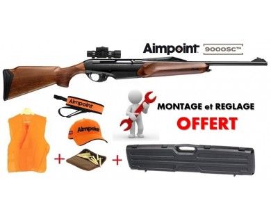 Pack Battue Carabine Benelli Argo E Wood Bande de Battue + Aimpoint 9000SC 