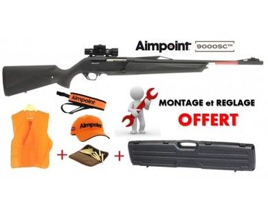 Pack Battue Carabine semi-automatique Winchester SXR 2 Composite + Aimpoint 9000 SC 