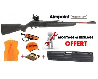 Pack Battue Carabine semi-automatique Winchester SXR 2 Composite + Aimpoint Micro H2 