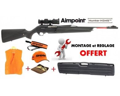 Pack Battue Carabine semi-automatique Winchester SXR 2 Composite + Aimpoint H34S 