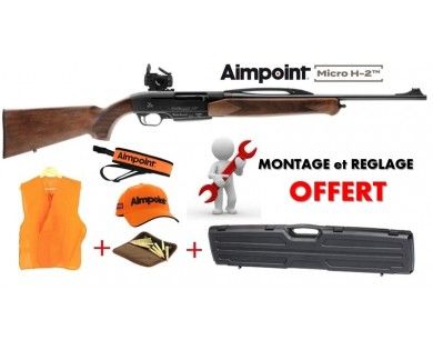 Pack Battue Carabine semi-auto Verney Carron Impact NT One bois + Aimpoint Micro H2 