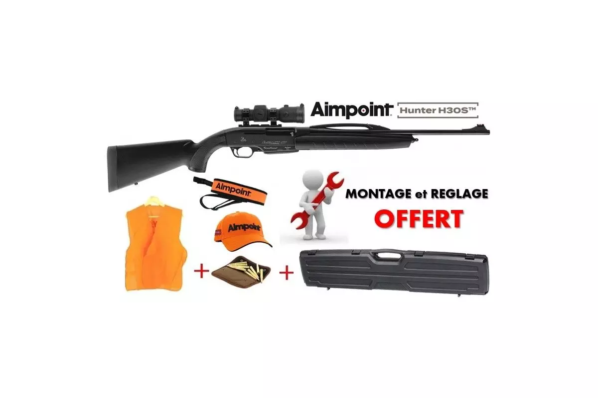 Pack battue Carabine semi-auto Verney Carron Impact NT One Synthétique + Aimpoint H30S 