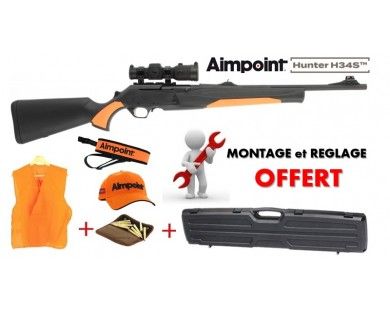 Pack Battue Carabine Browning BAR MK3 Tracker HC Fluted + Aimpoint H34S 