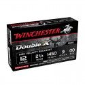 Cartouche chevrotines winchester double X buckshot  cal12/70 9 grains 
