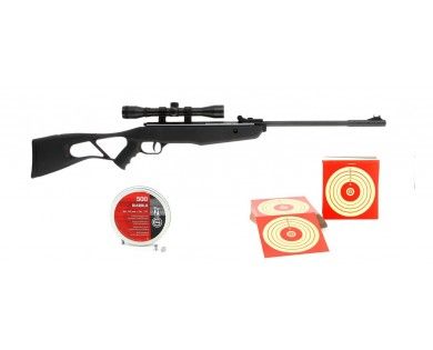 Carabine à plombs Crosman Inferno 10 joules + Lunette 4x32 + 500 plombs et 100 cibles 