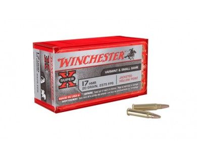 Munition Winchester .17 HMR Super-X  20 Gr 