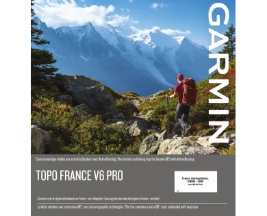 Carte Garmin TOPO FRANCE V6 PRO (France entière + Corse + DROM + COM) 
