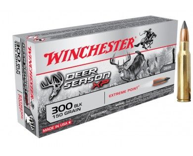 Munitions Winchester Deer Season Extreme Point 300BLK 150 grains 
