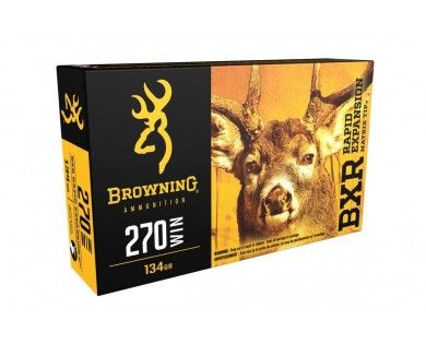 Munition Browning BXR rapid expansion 270 Win 134gr 