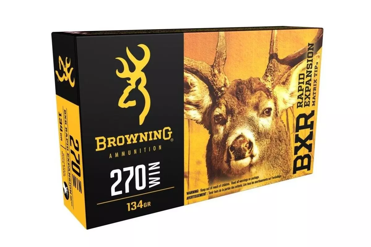 Munition Browning BXR rapid expansion 270 Win 134gr 