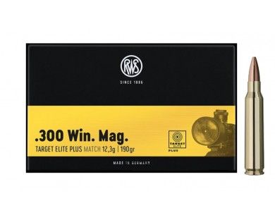 Munition RWS 300WinMag Target Elite Plus MATCH 12.3g 