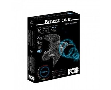 Cartouche Fob Bécasse duo 35g 12/70  n° 7 ¾ et 9 ¾ 