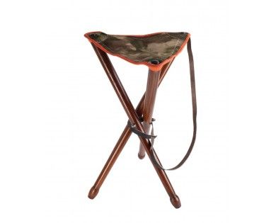 Trépied Januel en Cuir camo avec bord Marron 