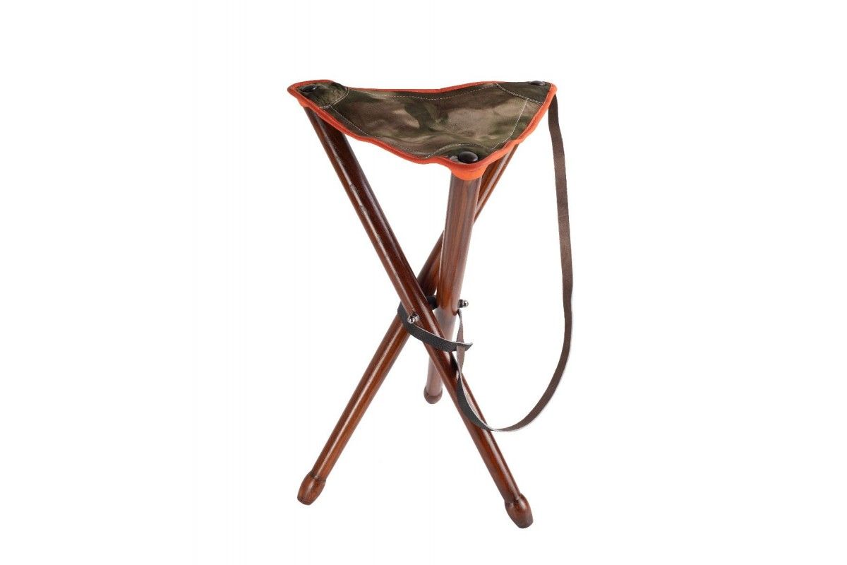 Trépied Januel en Cuir camo avec bord Marron Trépied Januel en Cuir camo avec bord Marron
