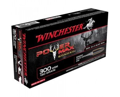 Munitions Winchester Power Max Bonded 300 wsm 180 Gr 