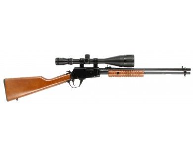 ROSSI Gallery Bois calibre 22LR 10 coups Canon 46 cm + Lunette 6-24x50 