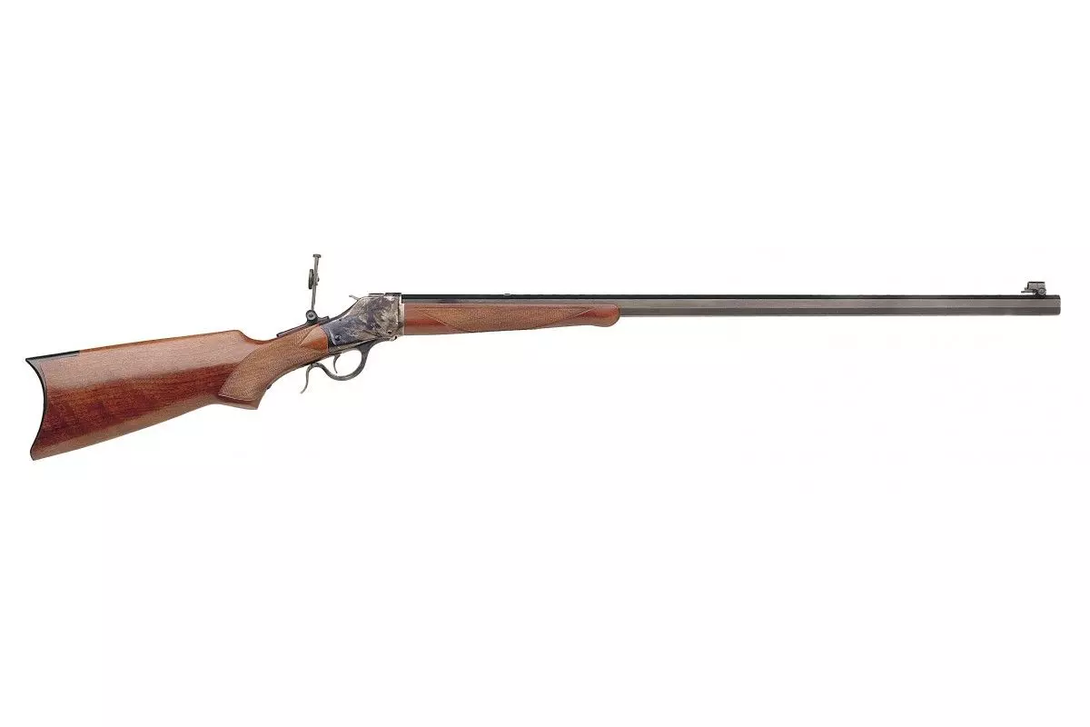 Carabine Uberti 1885 SINGLE SHOT HIGH WALL SPECIAL SPORTING RIFLE .40/65 30"" + STECHER 