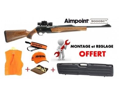 Pack Battue Carabine Browning BAR MK3 Hunter Gold 53cm + Aimpoint 9000 SC 
