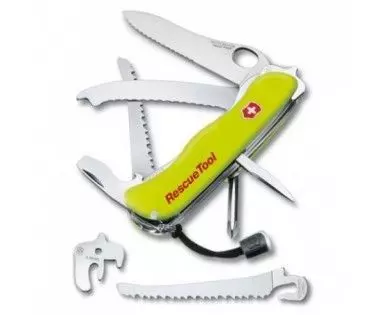 Victorinox RESCUE TOOL ONE HAND FLUO 15 fonctions 111 mm 